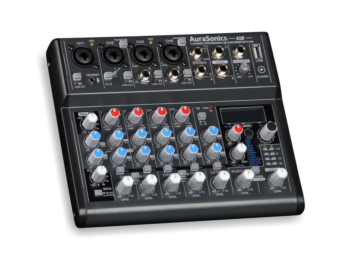 AuraSonics K8 компактный микшерный пульт в Калуге