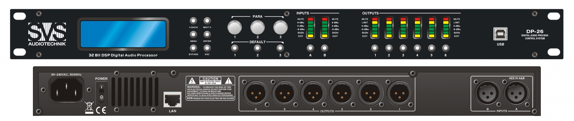 SVS Audiotechnik DP-26 Цифровой процессор: 2 входа 6 выходов в Калуге