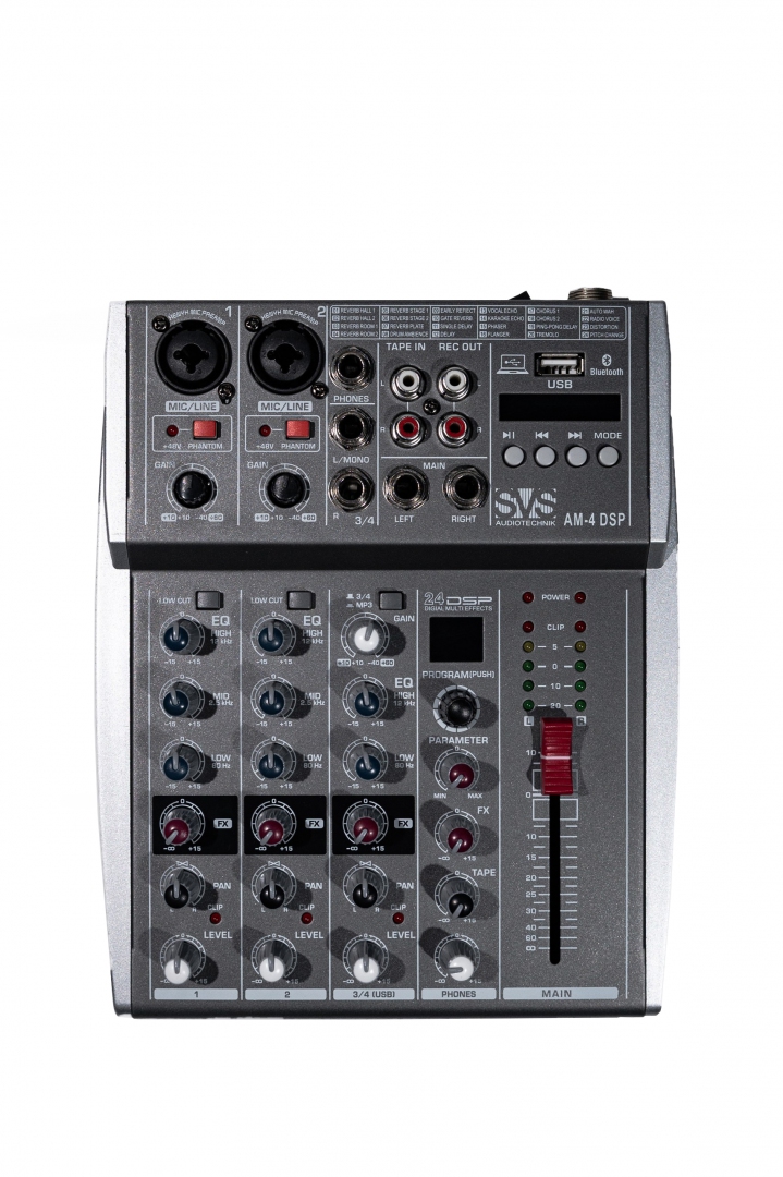 SVS Audiotechnik mixers AM-4 DSP Аналоговый микшерный пульт, 4-канала в Калуге