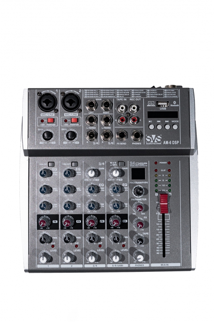 SVS Audiotechnik mixers AM-6 DSP Микшерный пульт аналоговый, 6-канальный SVS Audiotechnik mixers в Калуге